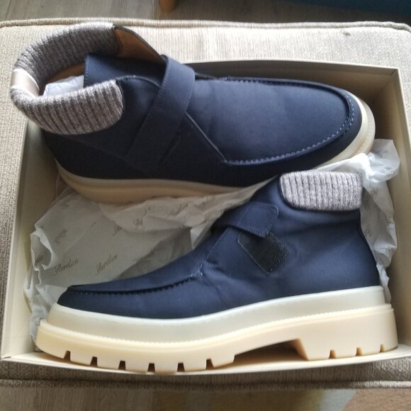 Aurelien Navy Men's Hiking Boots - Size 12 - Picture 2 of 5